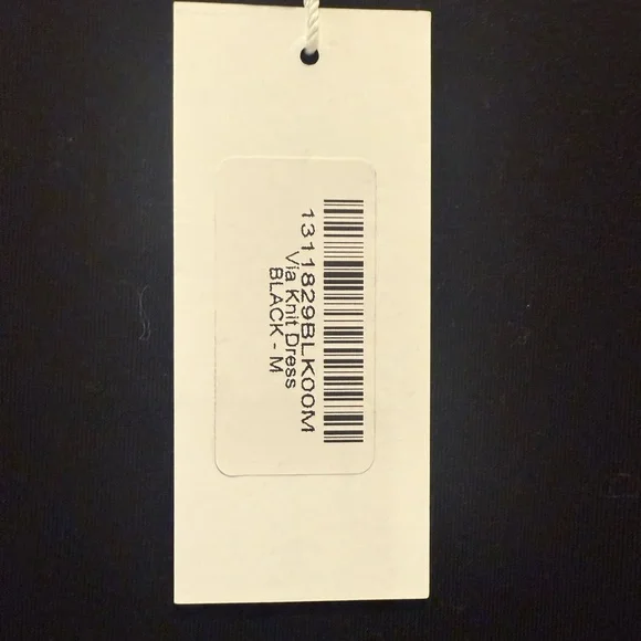 REFORMATION Via Knit Midi Dress NWT‎ Black size Medium - Picture 6 of 8